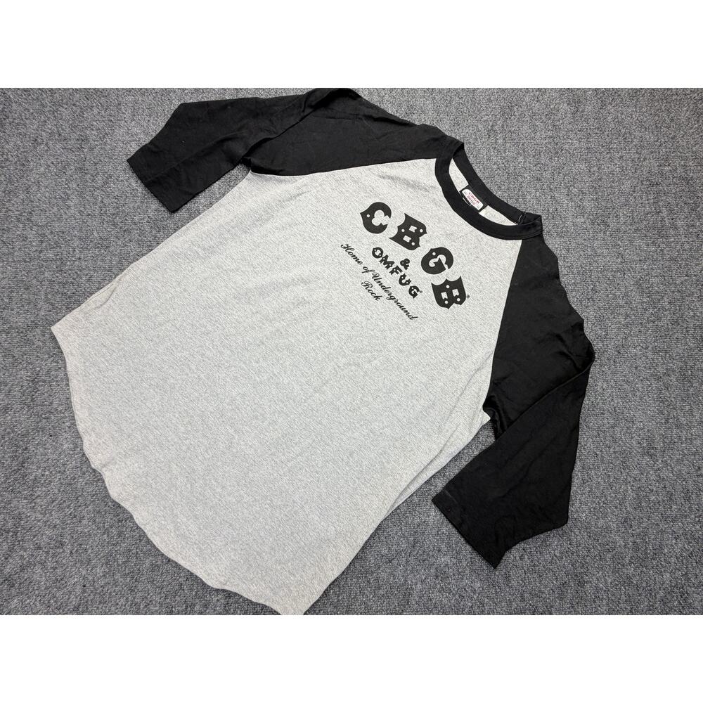 Vintage CBGB OMFUG Raglan Graphic Shirt USA Made L